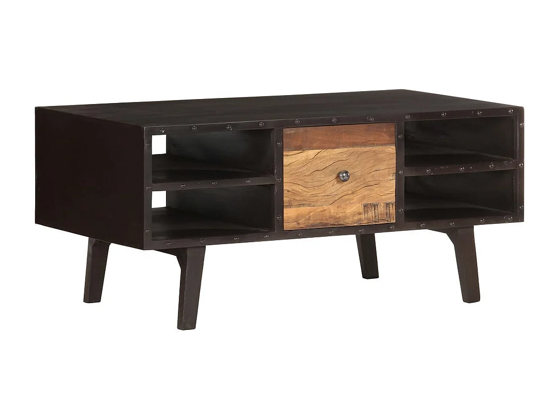 Mesa de centro | Mesa de café | Mesa auxiliar Roble artisan 80x80x42 cm SHL2574