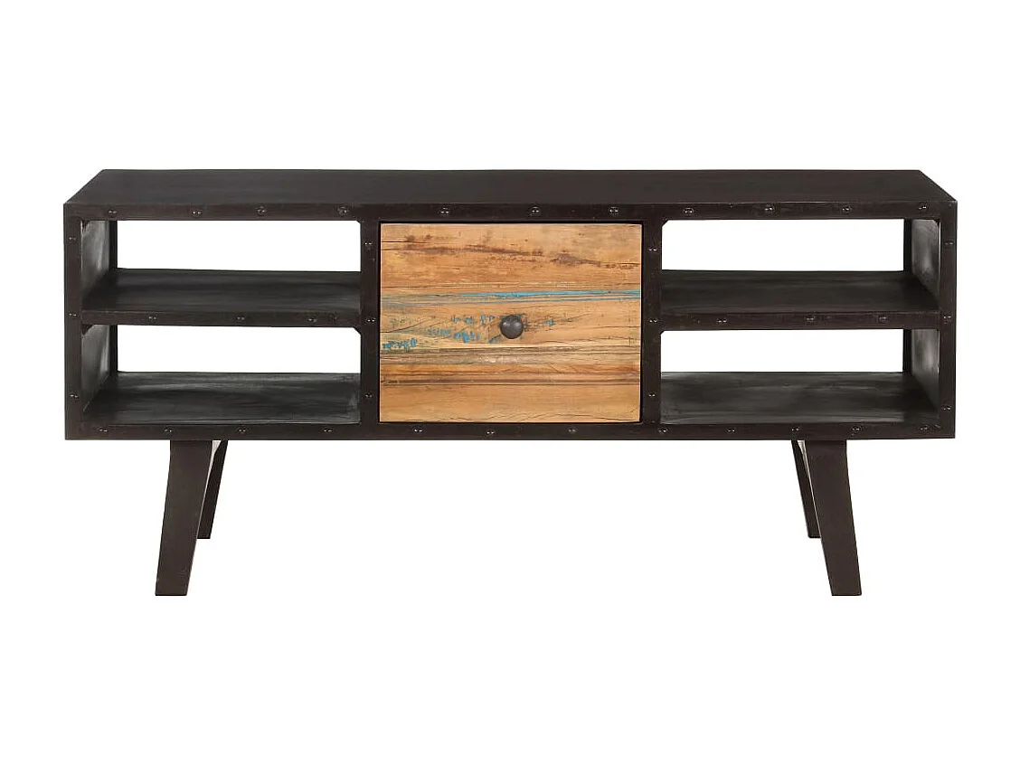 Couchtisch-Beistelltisch-Sofatisch 100x50x45 cm Altholz Massiv SHL32887