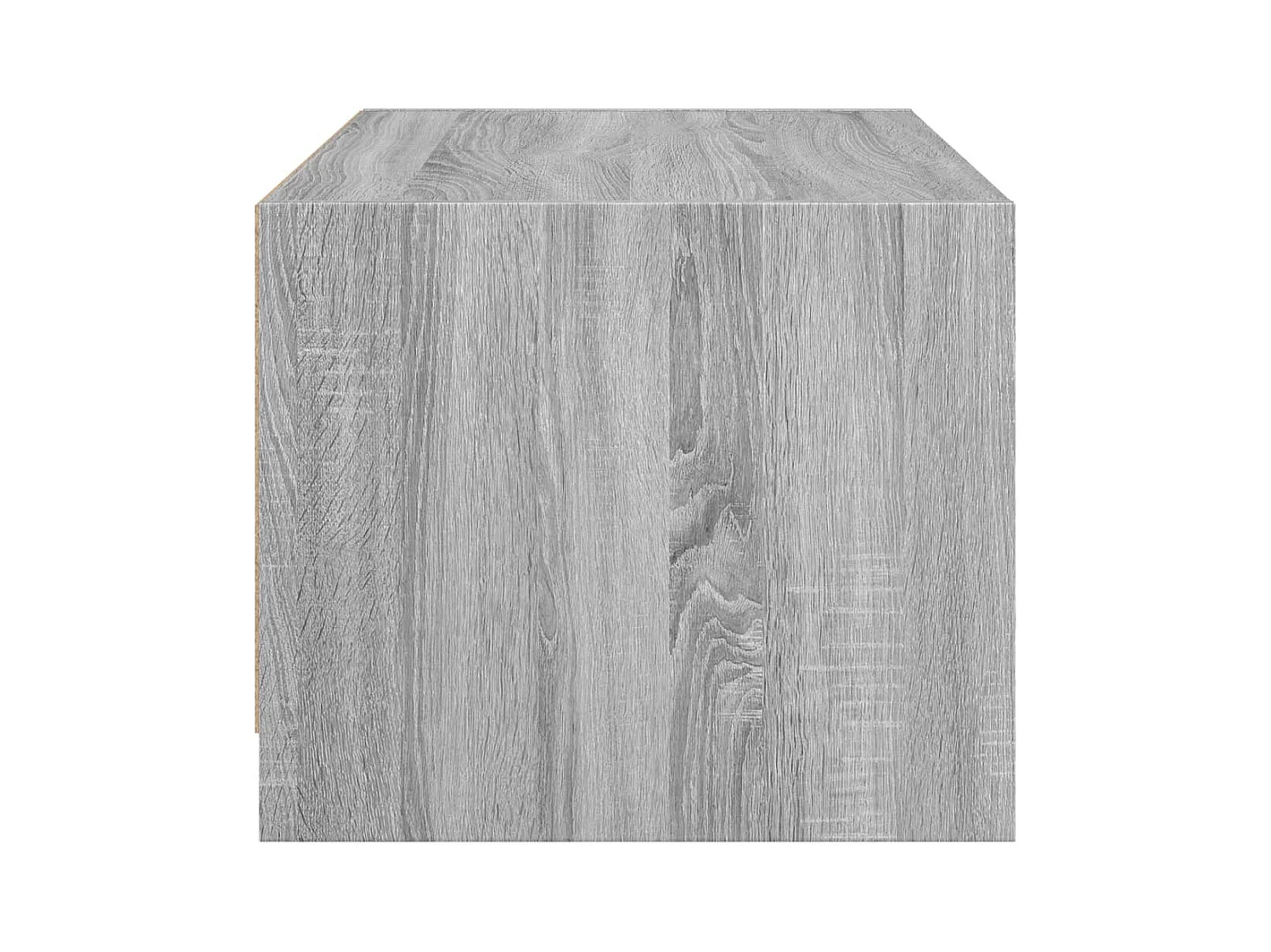 Mesa de centro-Mesa auxiliar de acero inoxidable plateado y madera maciza SHL4474