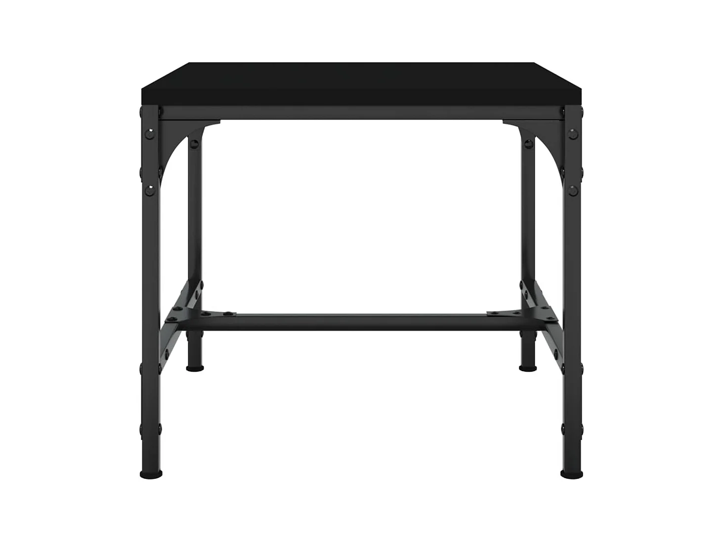 Mesa de centro | Mesa auxiliar madera contrachapada roble ahumado 90x49x45 cm SHL498078