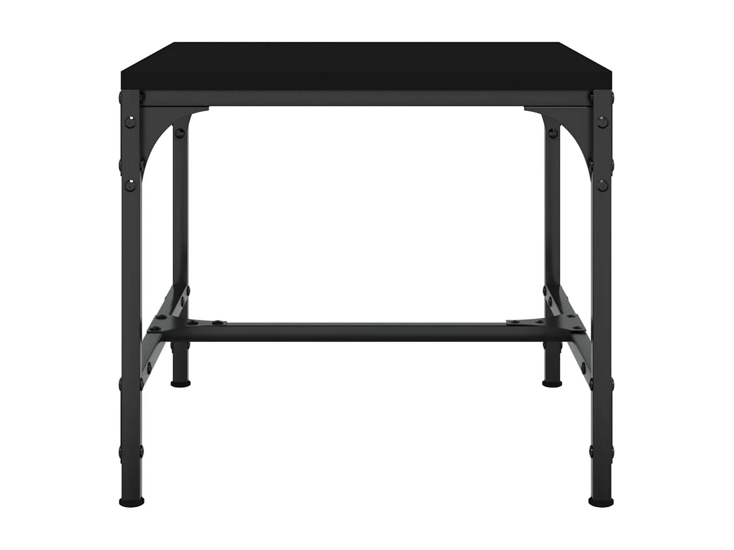 Couchtisch-Beistelltische-Sofatisch Schwarz 40x40x35 cm Holzwerkstoff SHL11830