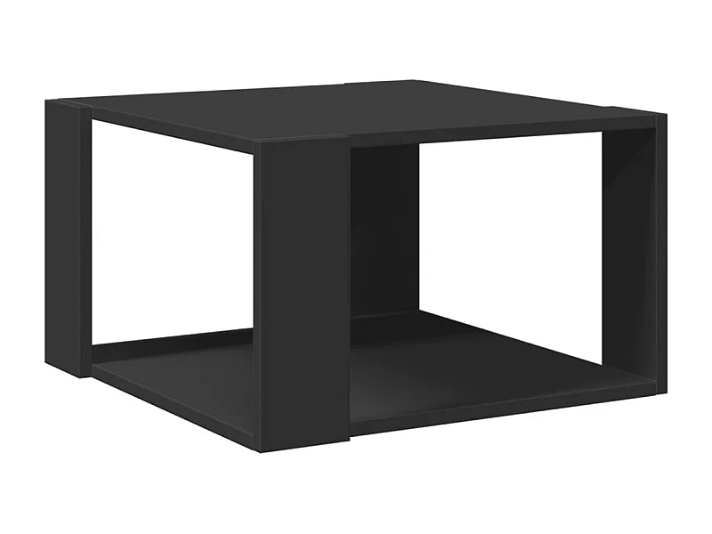 Table basse salon-Table d'appoint noir 51,5x51,5x30 cm bois d'ingénierie SHL29317