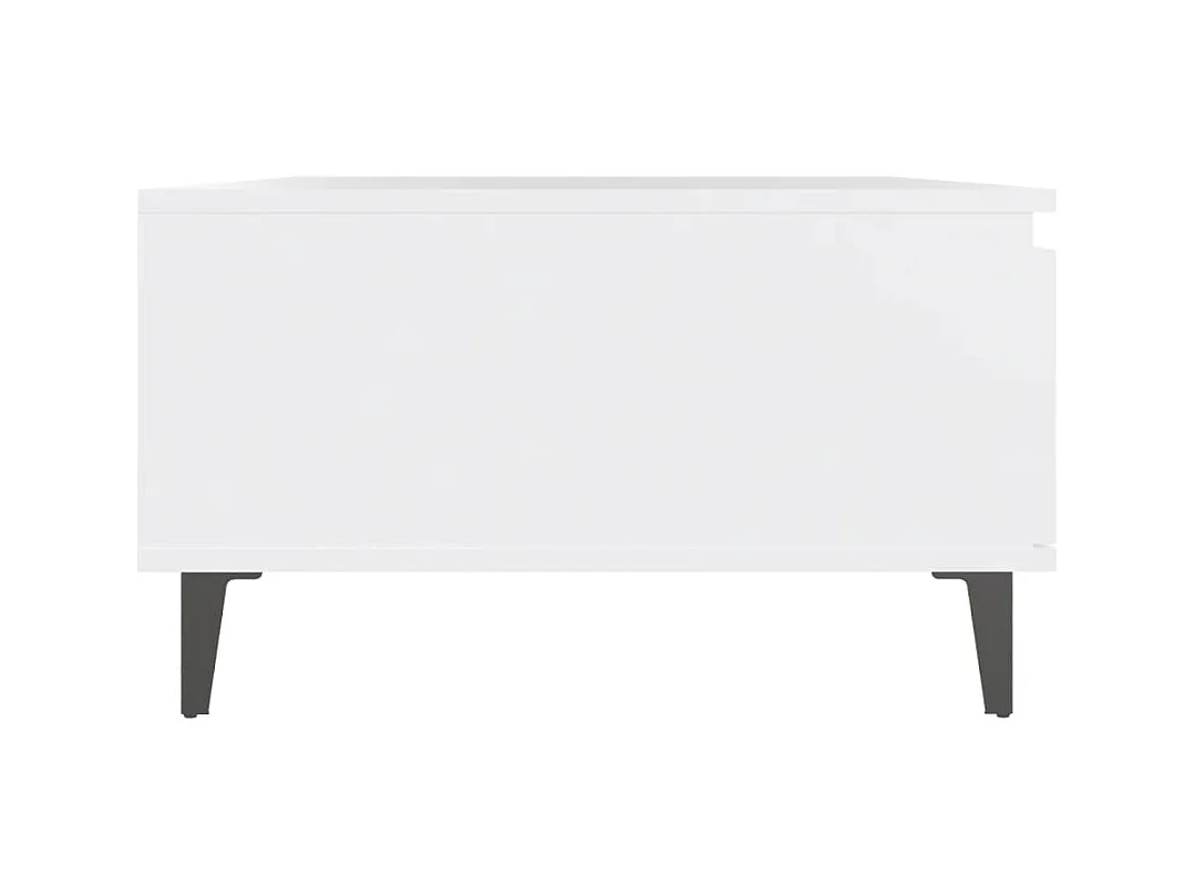 Mesa de centro | Mesa auxiliar con luces LED roble Sonoma 50x50x40 cm SHL4997