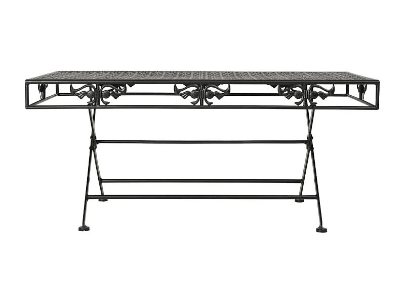 Mesa de centro | Mesa de café | Mesa auxiliar Beige y Negro 80x50x40 cm SHL3204