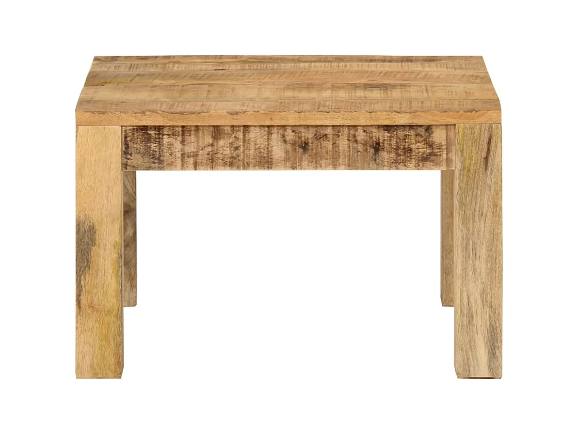 Mesa de centro | Mesa de apoio | Mesa de café 55x55x35 cm madeira de mangueira maciça