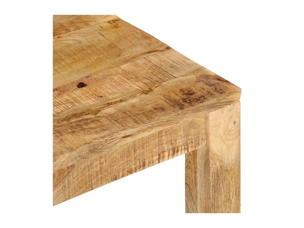 Mesa de centro | Mesa de apoio | Mesa de café 55x55x35 cm madeira de mangueira maciça