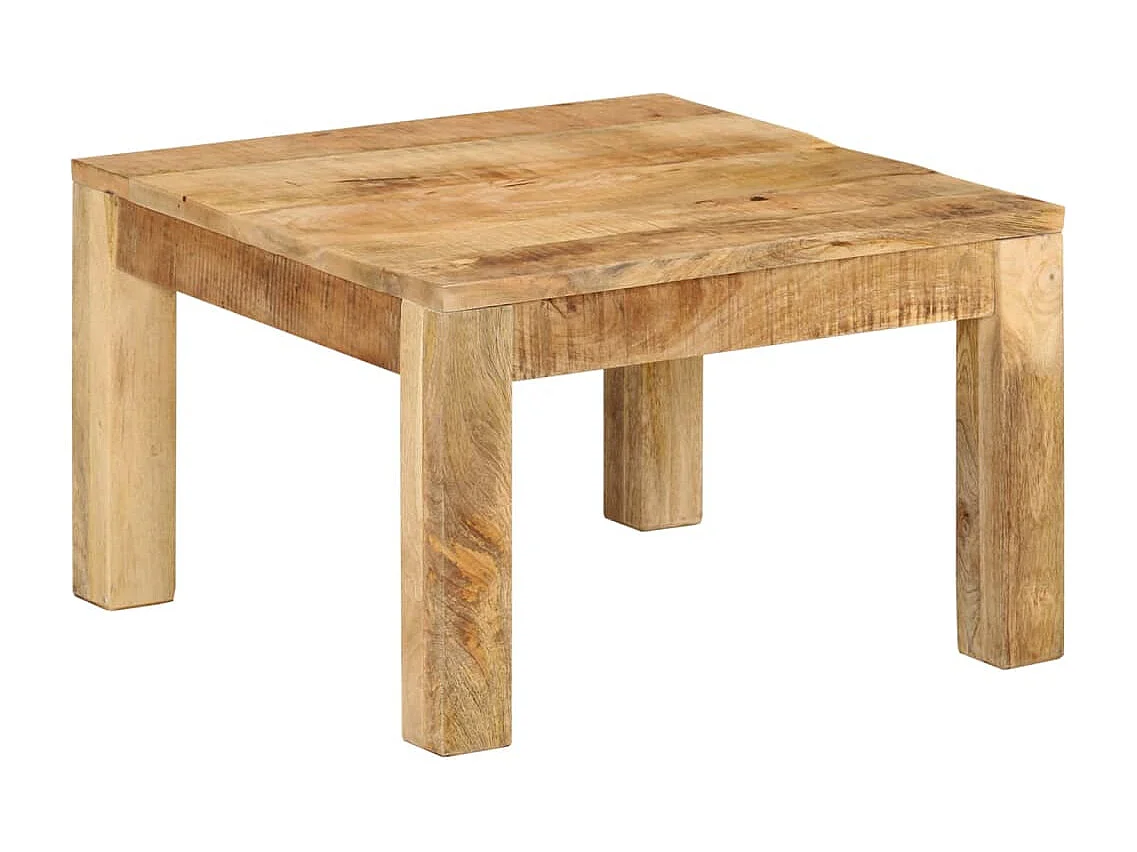 Couchtisch-Sofatisch-Beistelltische 55x55x35 cm Massivholz Mango SHL66715
