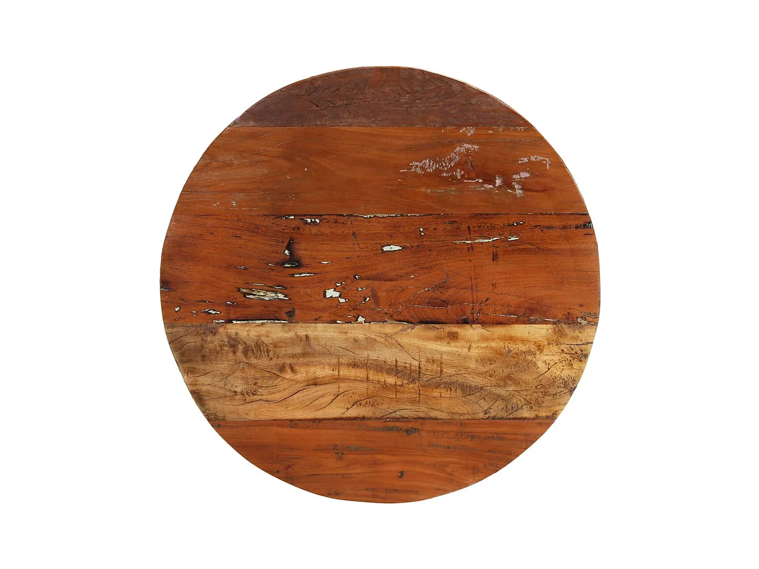 Mesa de centro | Mesa auxiliar 80x80x35 cm madera maciza de mango rugosa SHL2598