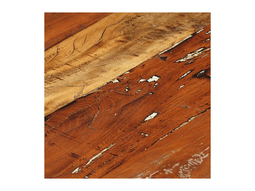 Mesa de centro | Mesa auxiliar 80x80x35 cm madera maciza de mango rugosa SHL2598