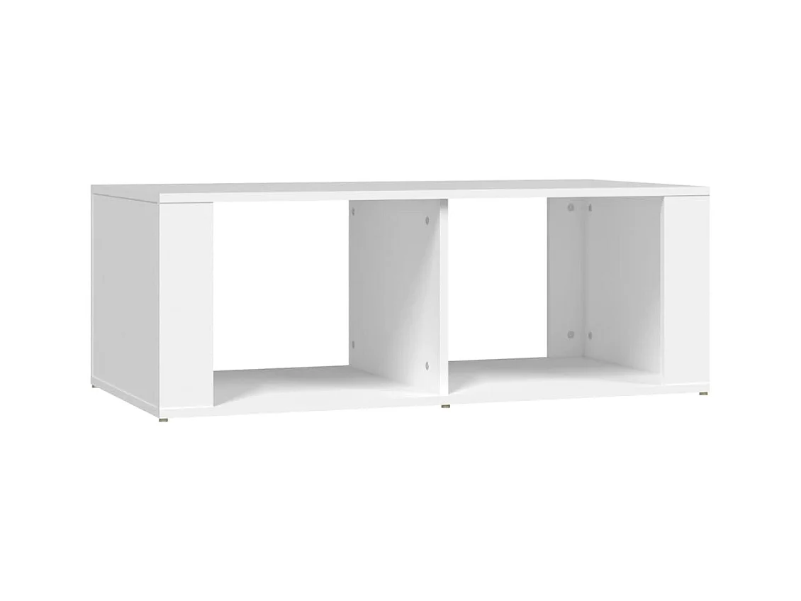 Table basse salon-Table d'appoint Blanc 100x50x36 cm Bois d'ingénierie SHL5437