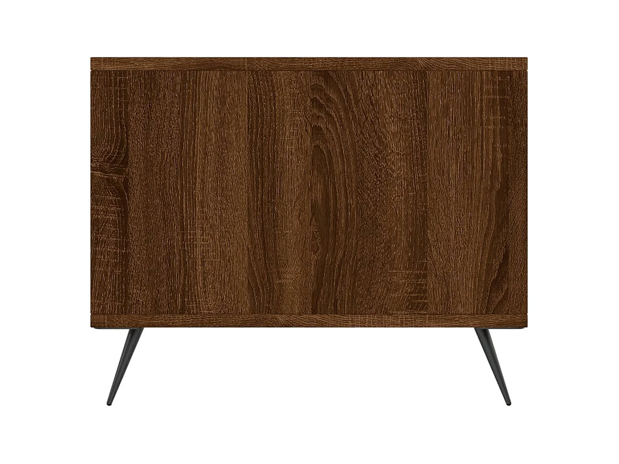 Mesa de centro | Mesa auxiliar madera de ingeniería marrón roble 80x80x40 cm SHL1871