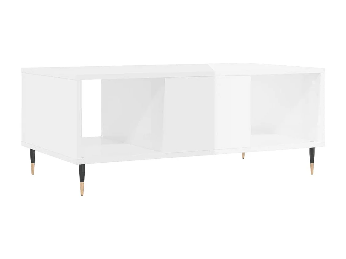 Mesa de centro | Mesa auxiliar madera ingeniería metal gris Sonoma 95x95x45 cm SHL19833