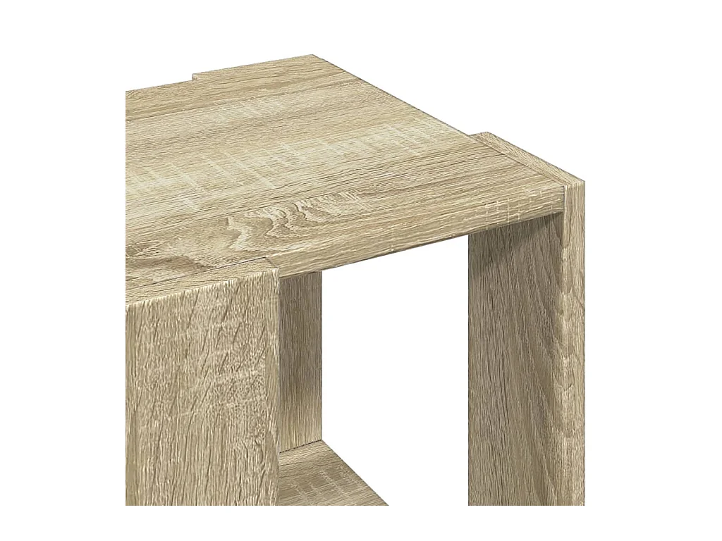 Table basse salon-Table d'appoint chêne sonoma 32x32x30 cm bois d'ingénierie SHL56414