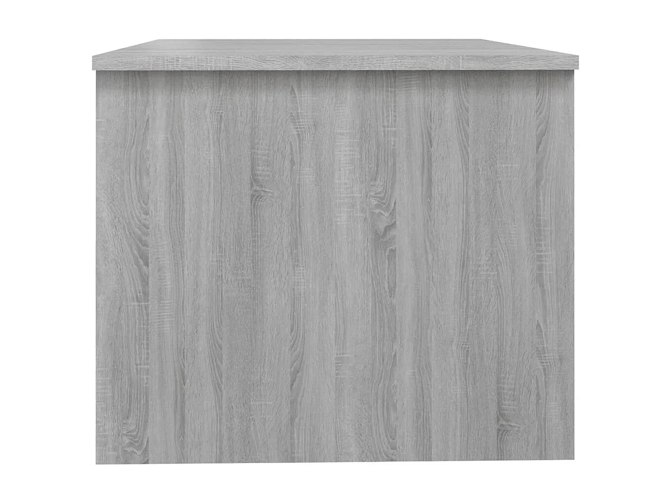 Salontafel | Woonkamertafel | Bijzettafel 80x50x42,5 cm bewerkt hout grijs sonoma eikenkleurig