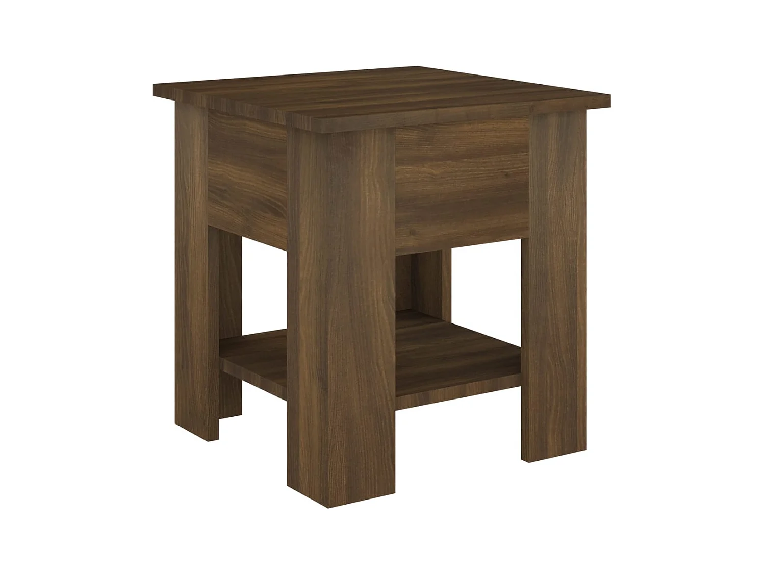 Mesa de centro | Mesa auxiliar madera contrachapada blanco 90x50x40 cm SHL2108