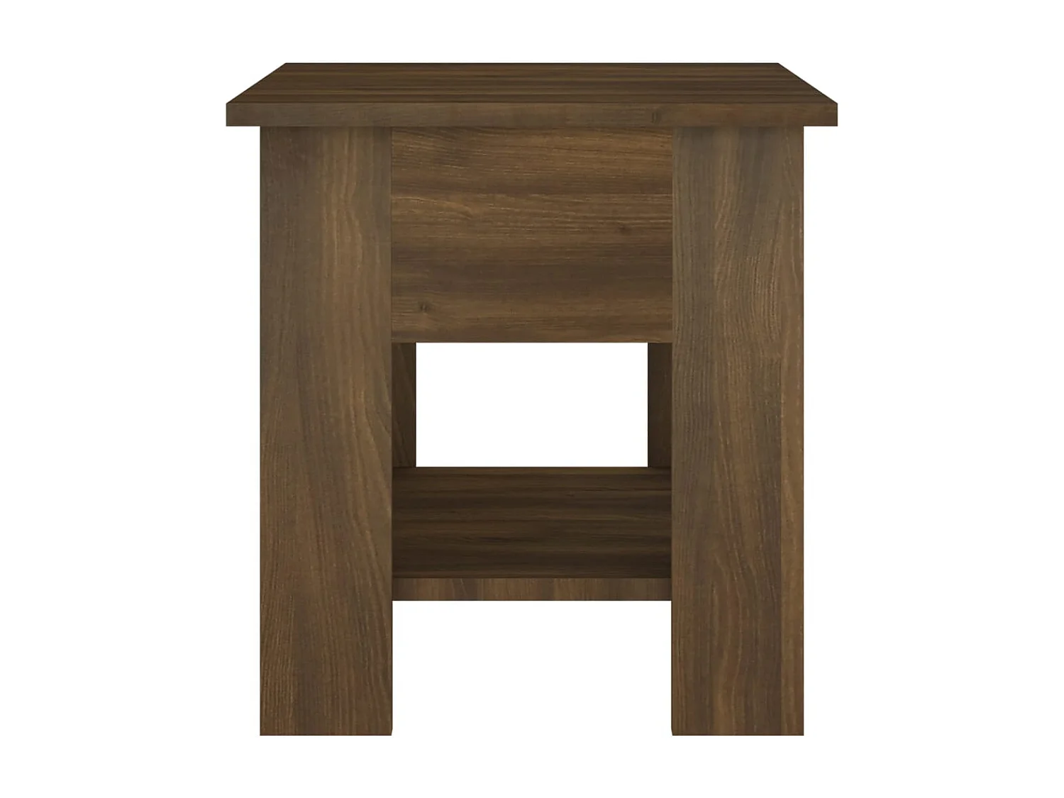 Couchtisch-Sofatisch-Beistelltische Braun Eichen-Optik 40x40x42 cm Holzwerkstoff SHL66826