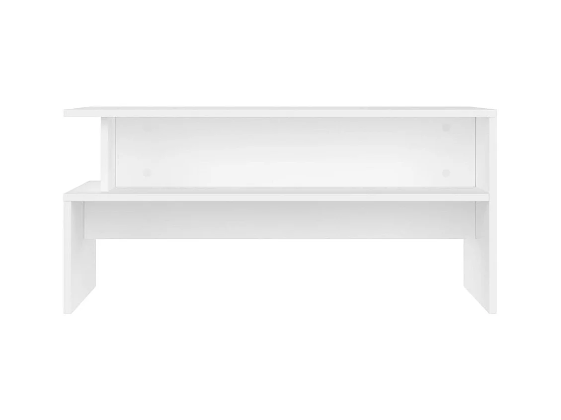 Mesa de centro-Mesa auxiliar acero inoxidable y madera reciclada plateado SHL3197