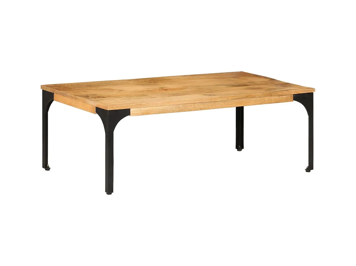 Mesa de centro | Mesa de apoio | Mesa de café 100x55x35 cm madeira de mangueira maciça