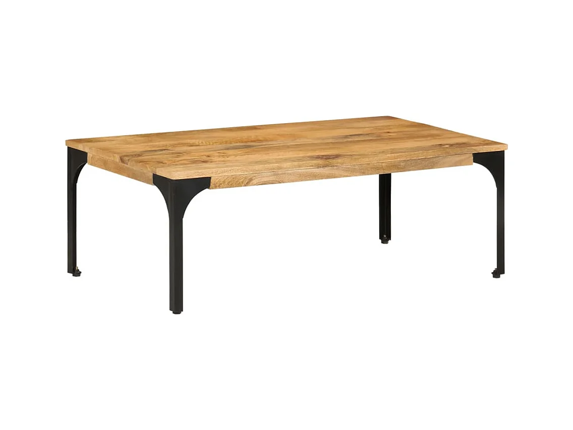 Mesa de centro | Mesa de apoio | Mesa de café 100x55x35 cm madeira de mangueira maciça