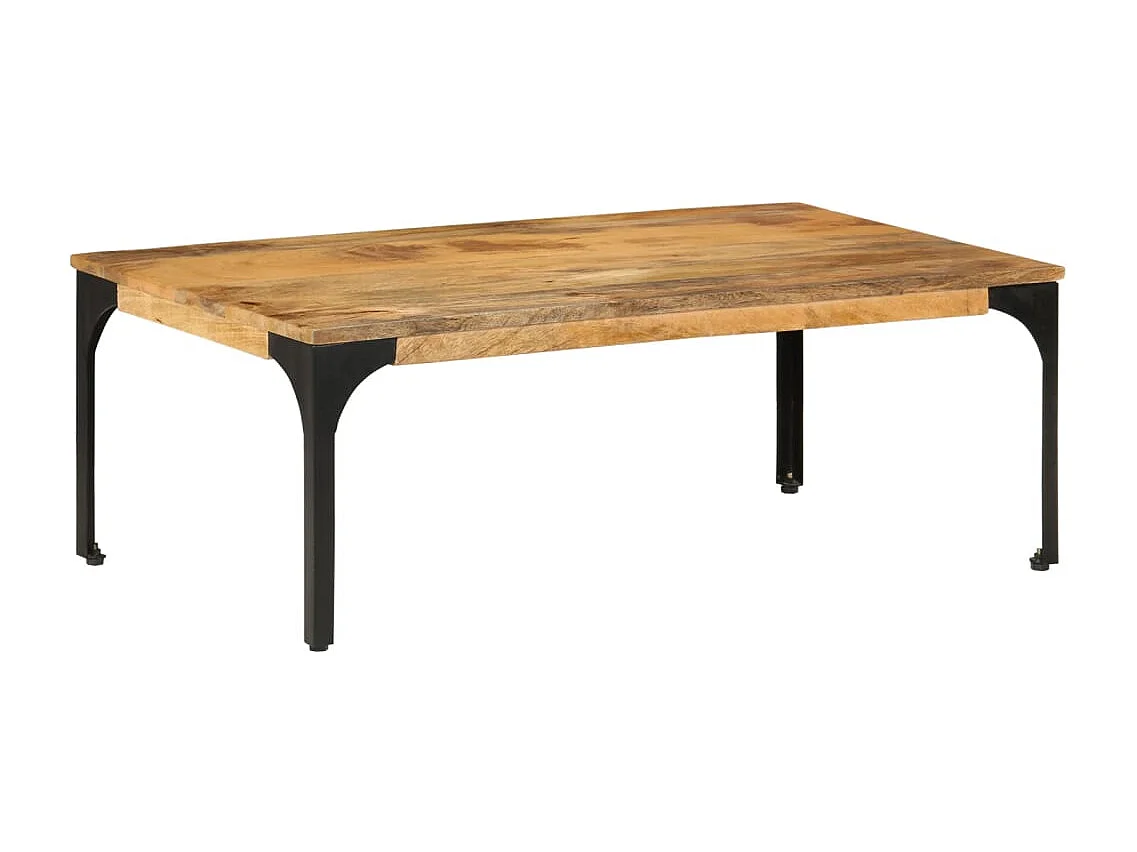 Couchtisch-Sofatisch-Beistelltische 100x55x35 cm Massivholz Mango SHL51001