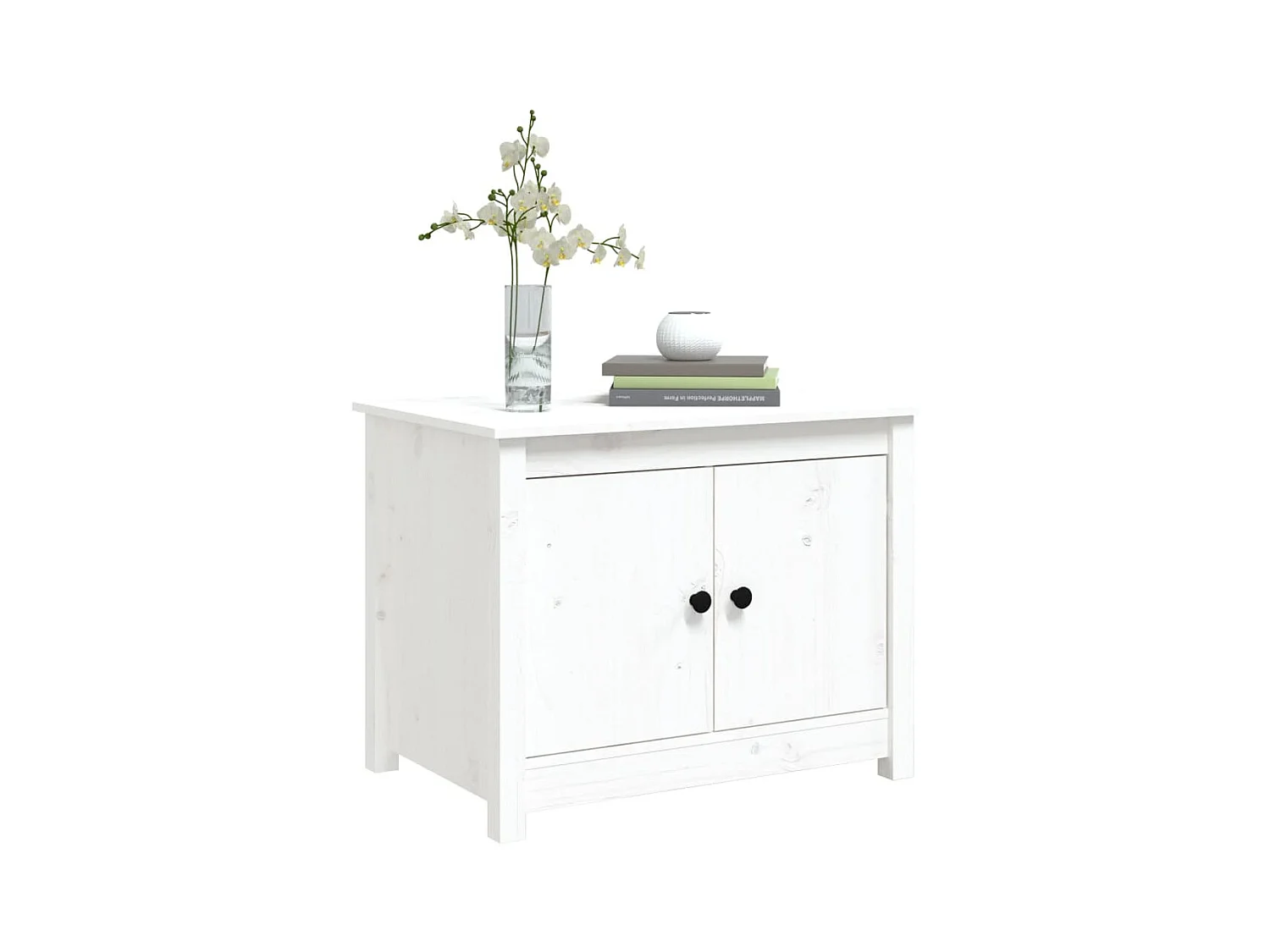 Mesa de centro | Mesa auxiliar madera contrachapada roble marrón 80x80x36,5 cm SHL44308