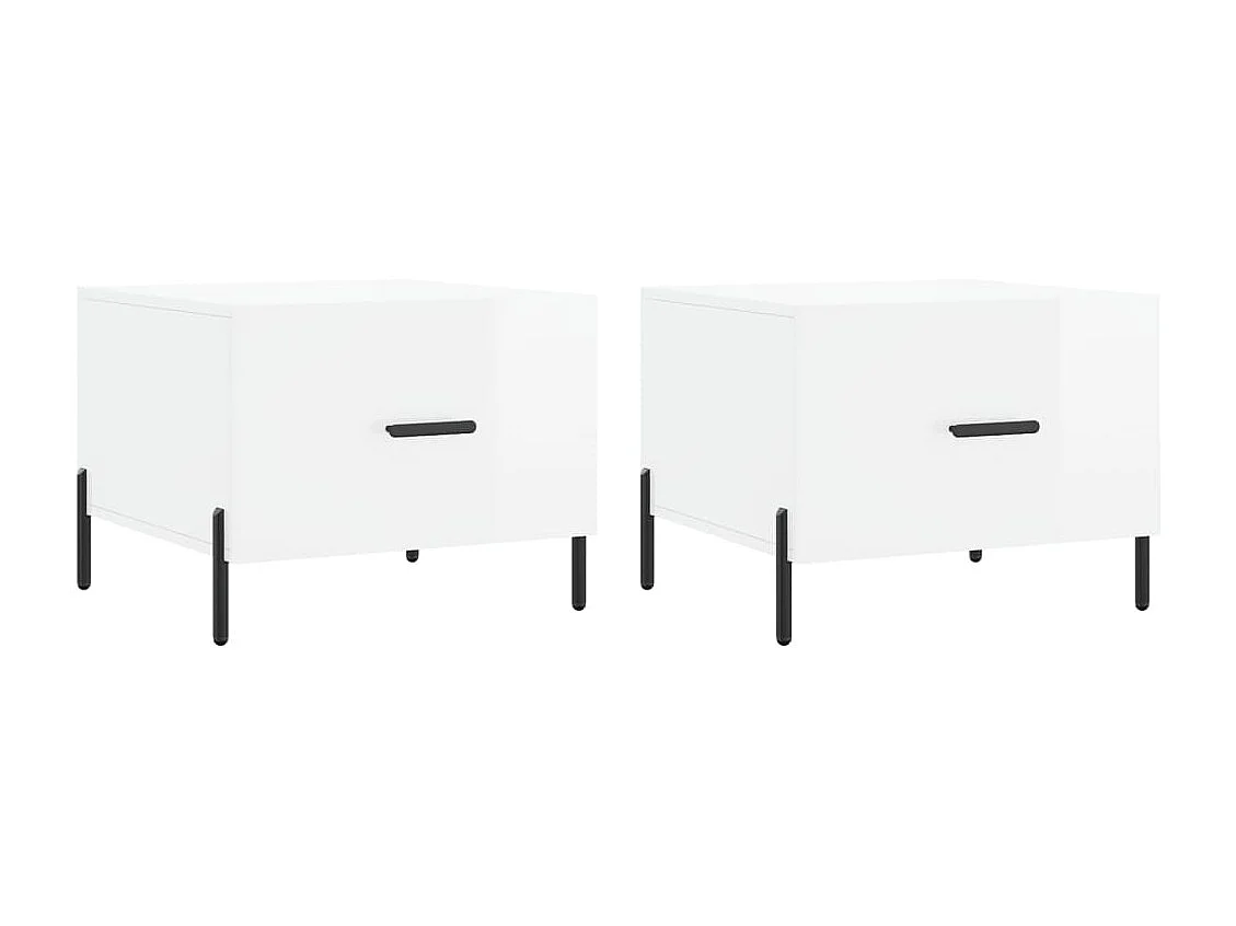 Mesa de centro | Mesa auxiliar madera de ingeniería roble marrón 89,5x50x40 cm SHL3125