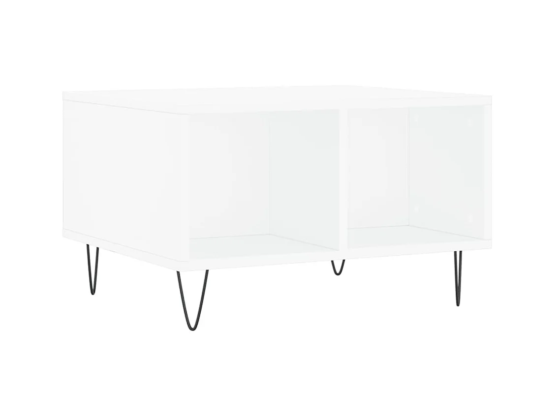 Mesa de centro | Mesa auxiliar madera ingeniería gris hormigón 102x44,5x50 cm SHL4479