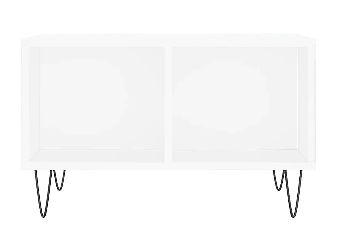 Mesa de centro | Mesa auxiliar madera ingeniería gris hormigón 102x44,5x50 cm SHL4479