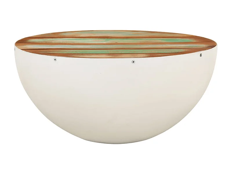 Mesa de centro | Mesa auxiliar con Infinity LED roble ahumado 40x40x30 cm SHL1858