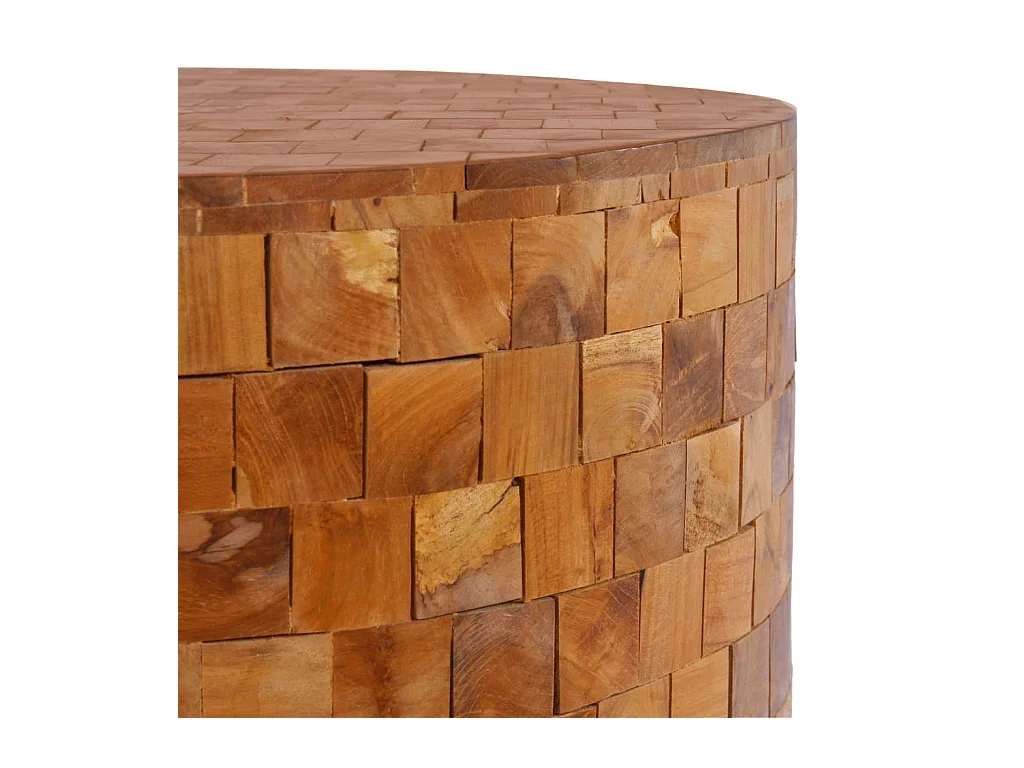 Table basse salon-Table d'appoint 60x60x35 cm Bois de teck massif SHL56587