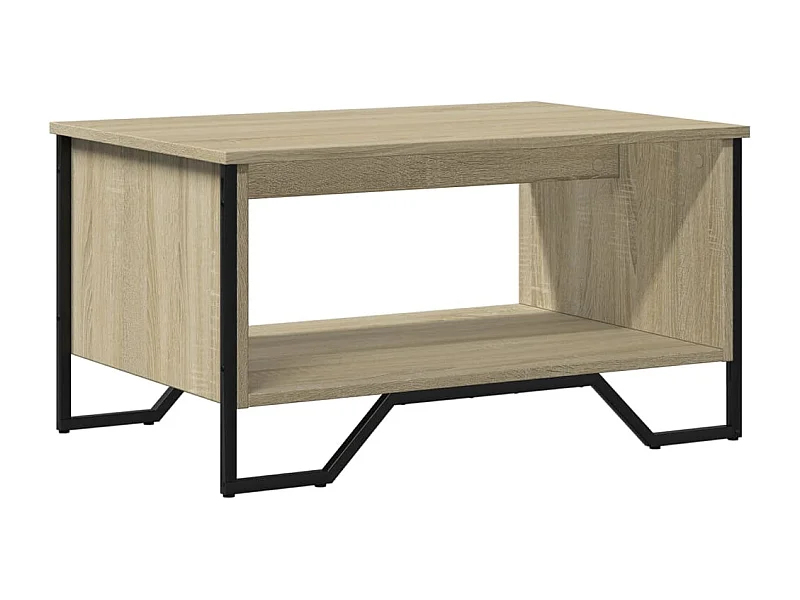Couchtisch-Wohnzimmertisch-Beistelltische Sonoma-Eiche 75x51x40 cm Holzwerkstoff SHL64961