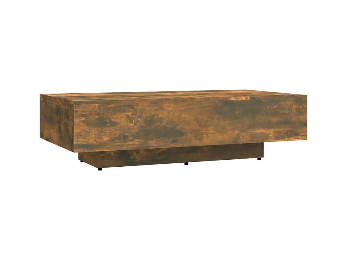 Mesa de centro | Mesa de apoio 100x49.5x31 cm derivados madeira carvalho fumado