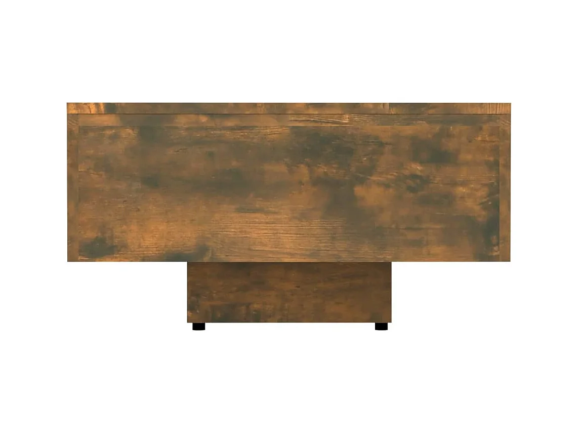 Mesa de centro | Mesa de apoio 100x49.5x31 cm derivados madeira carvalho fumado
