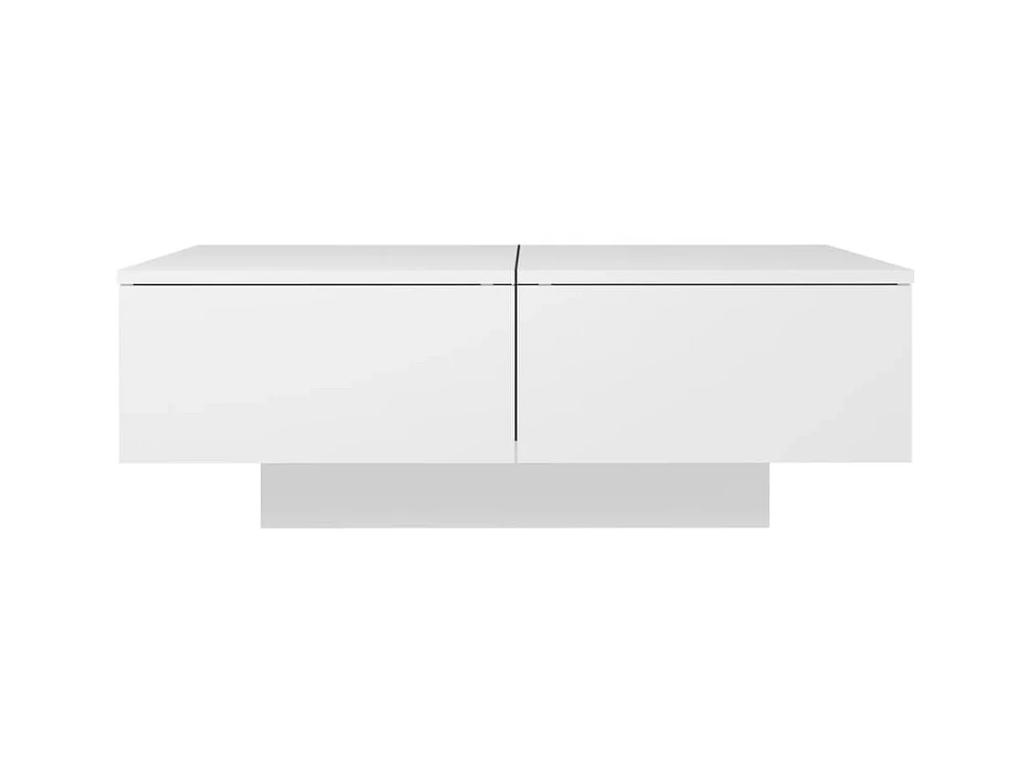 Mesa de centro | Mesa auxiliar con luces LED roble artisian 90x50x40 cm SHL300