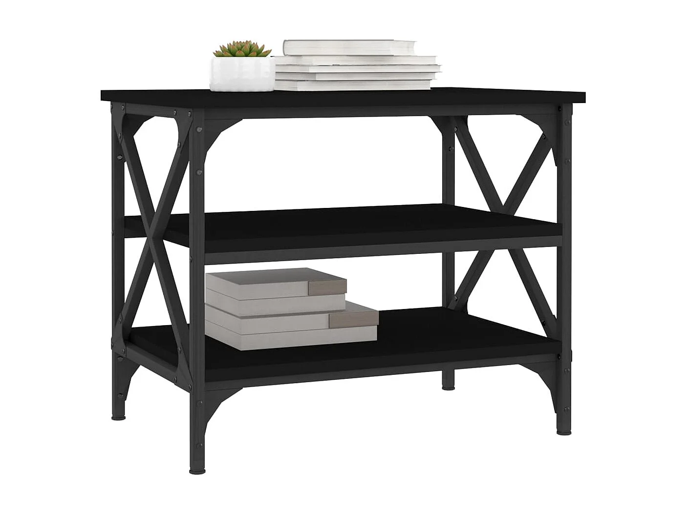 Mesa de centro | Mesa auxiliar madera de ingeniería gris Sonoma 100x50x35,5 cm SHL4518