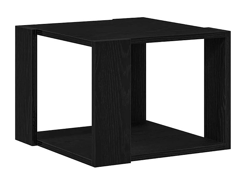 Table basse salon-Table d'appoint Chêne noir 40x40x30 cm Bois reconstitué SHL20913