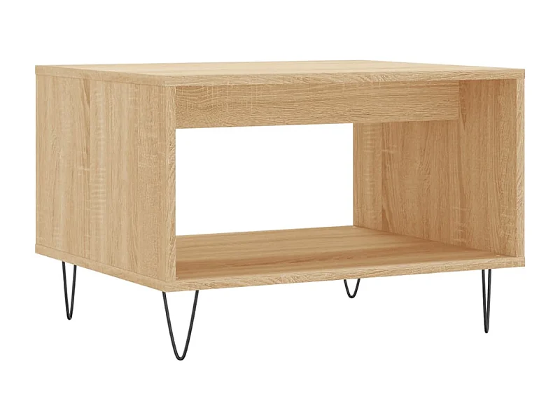 Table basse salon-Table d'appoint chêne sonoma 60x50x40 cm bois d'ingénierie SHL36814