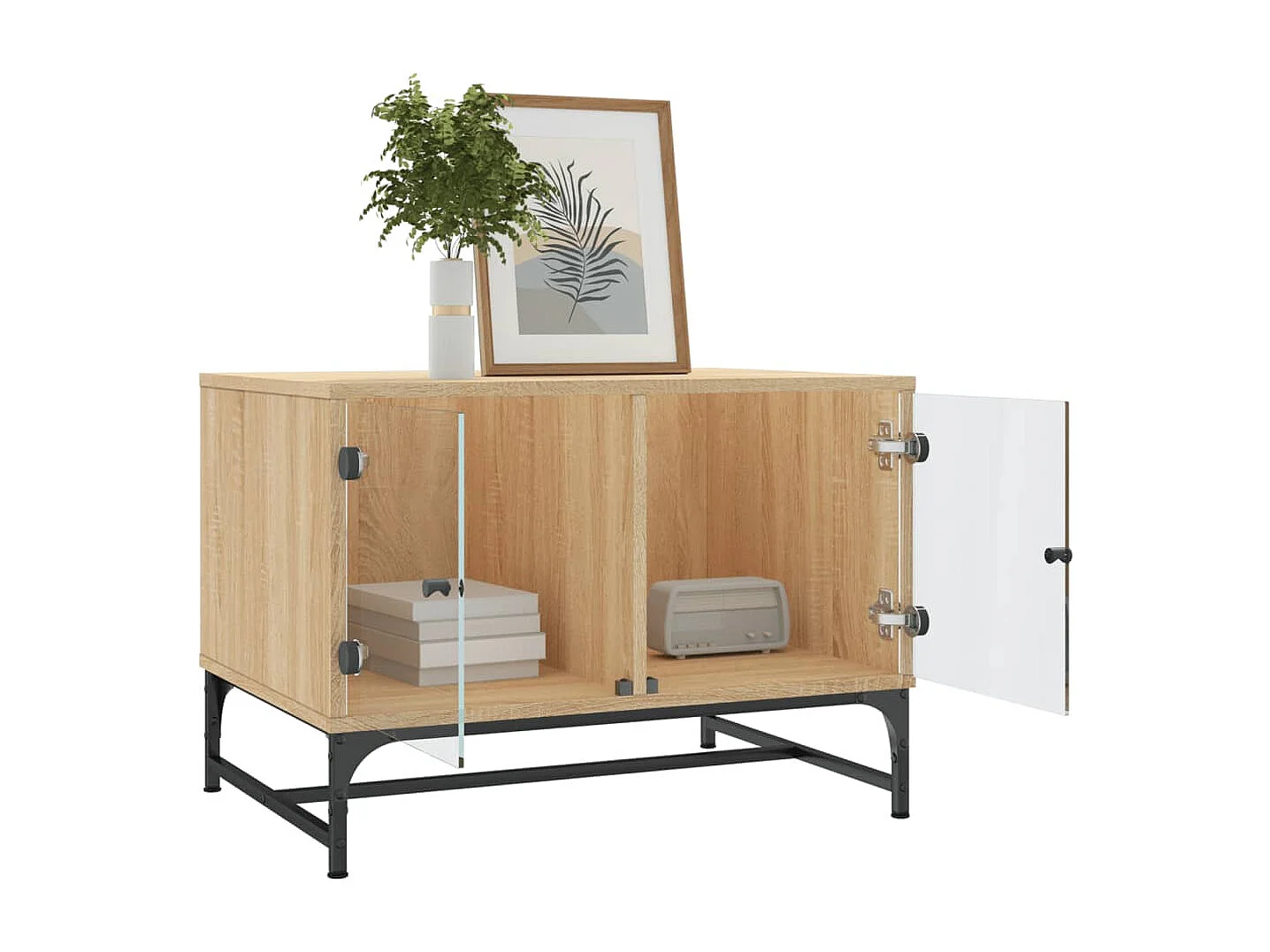 Mesa de centro-Mesa auxiliar de bambú SHL4650