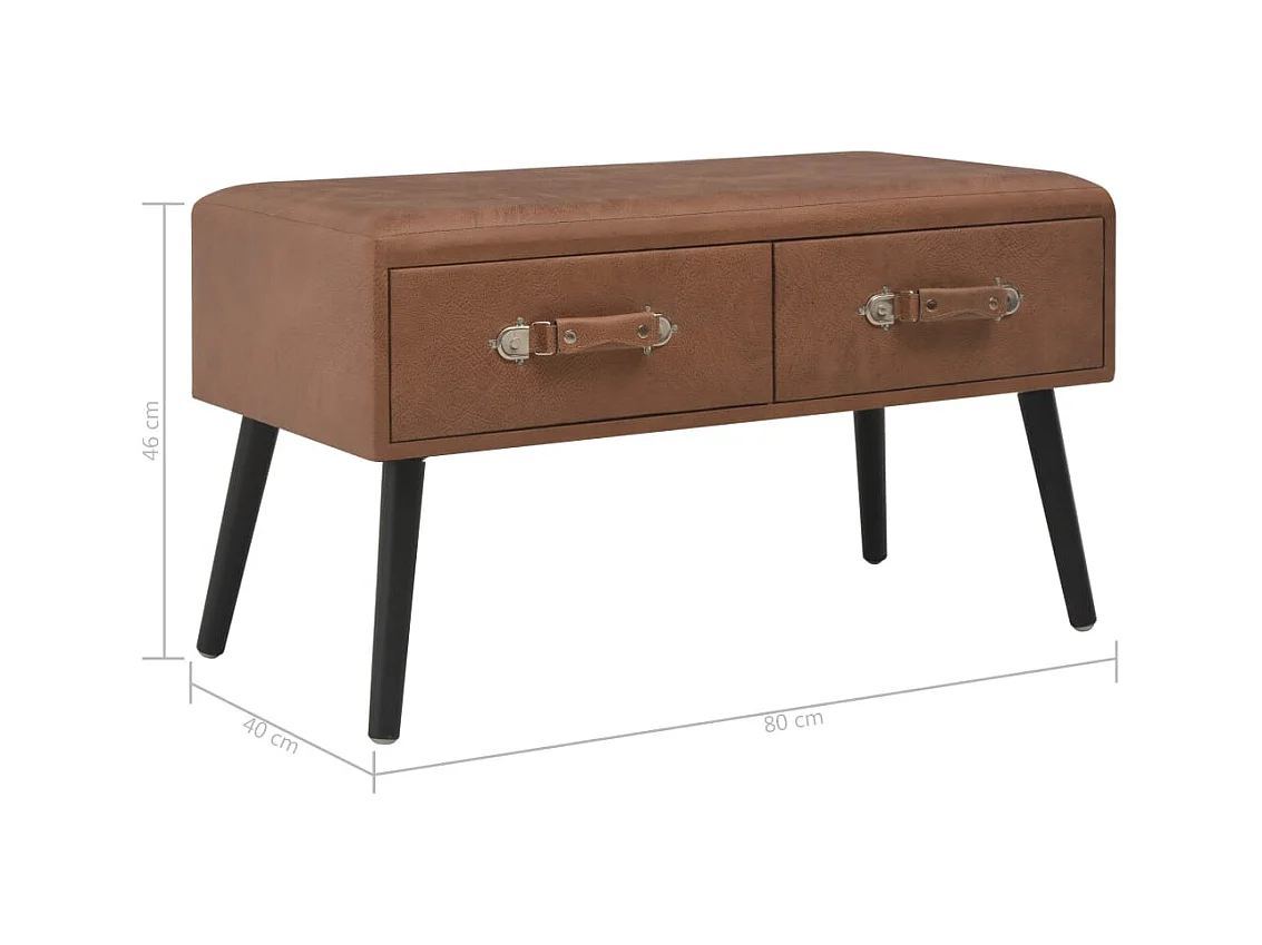 Mesa de centro | Mesa de café | Mesa auxiliar Madera vieja 103.5x60x40 cm SHL3176