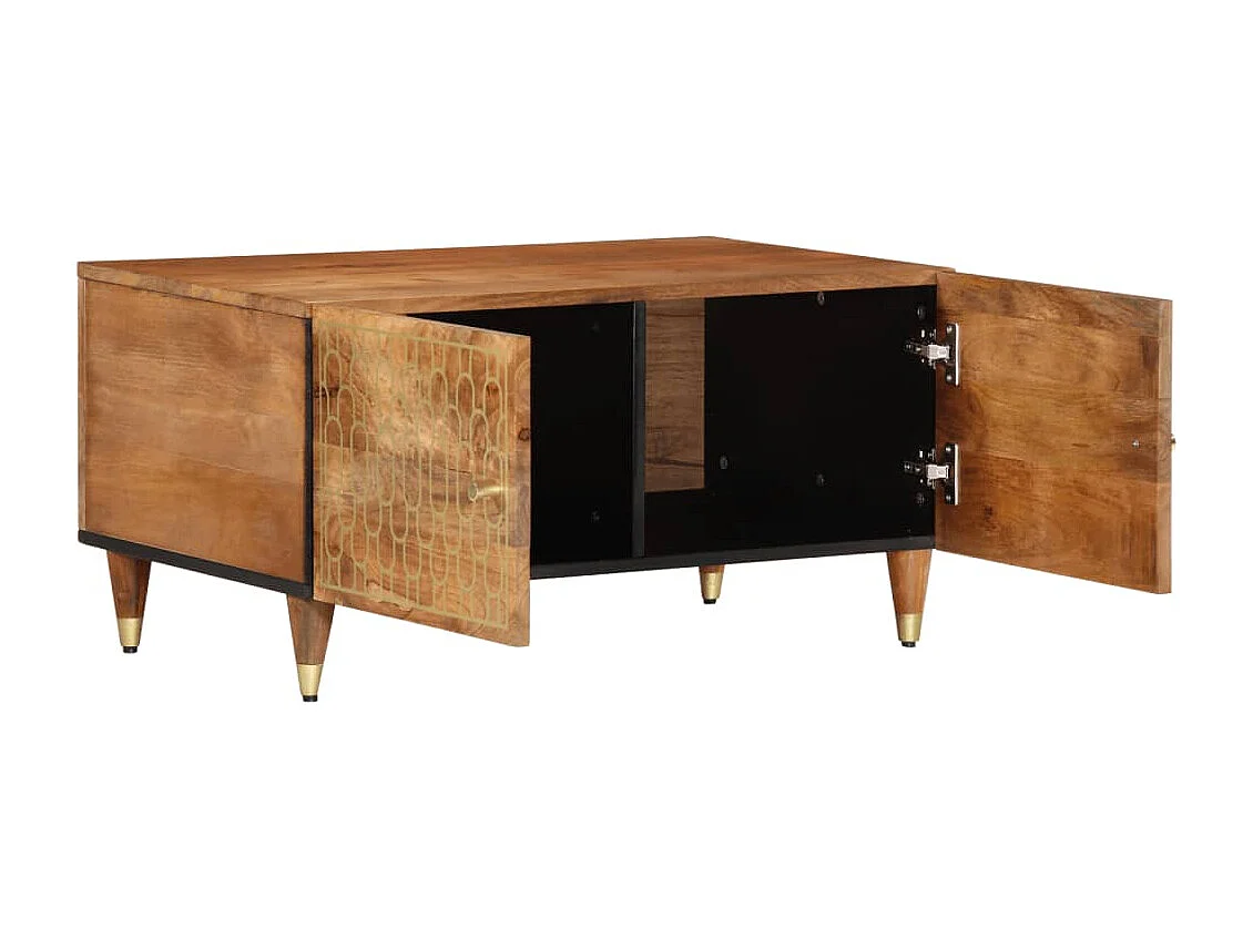 Couchtisch-Sofatisch-Beistelltische 80x50x40 cm Massivholz Mango SHL68270