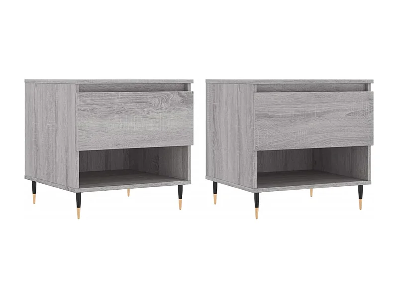 Mesa de centro | Mesa auxiliar madera maciza de pino negro Ø 45x40 cm SHL2580