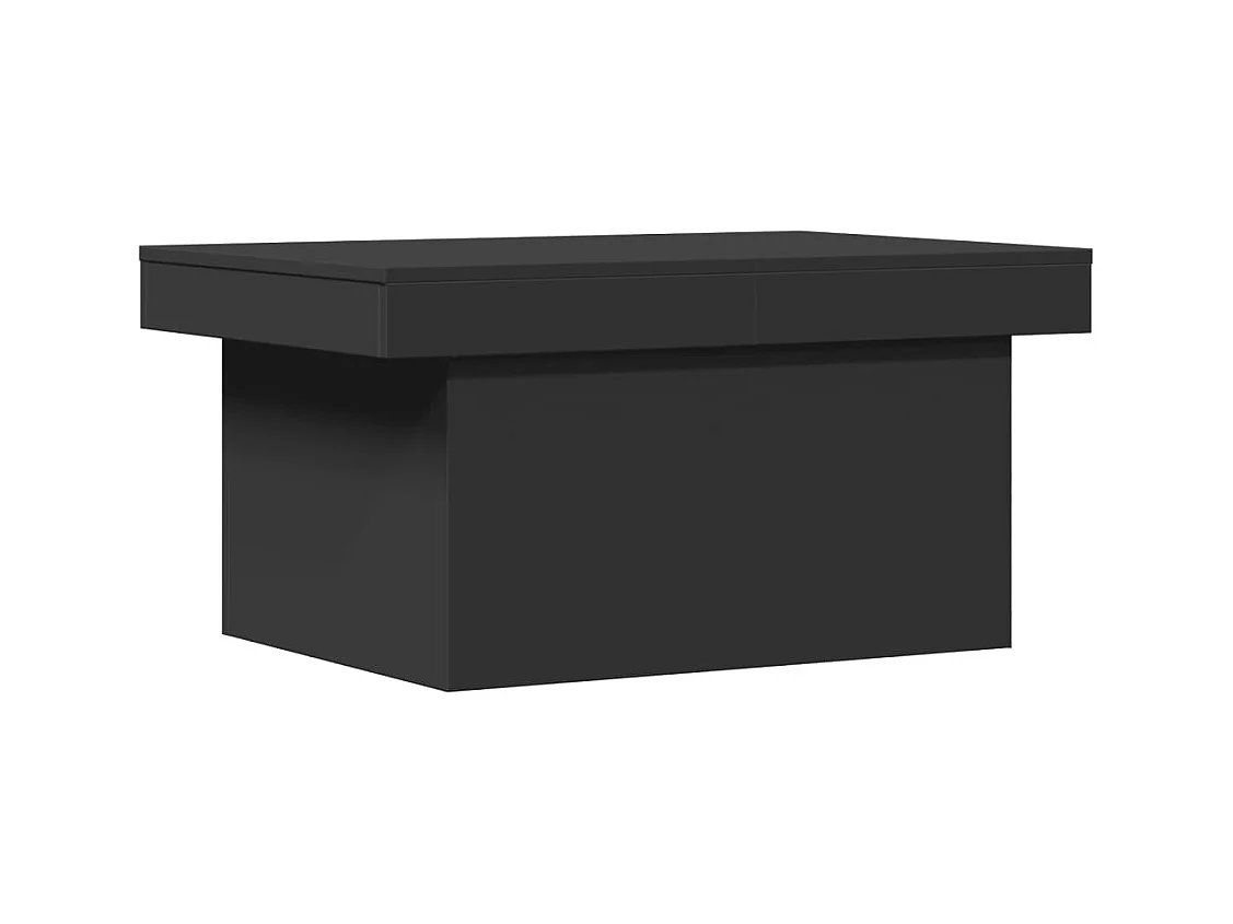 Table basse salon-Table d'appoint noir 100x55x40 cm bois d'ingénierie SHL93252