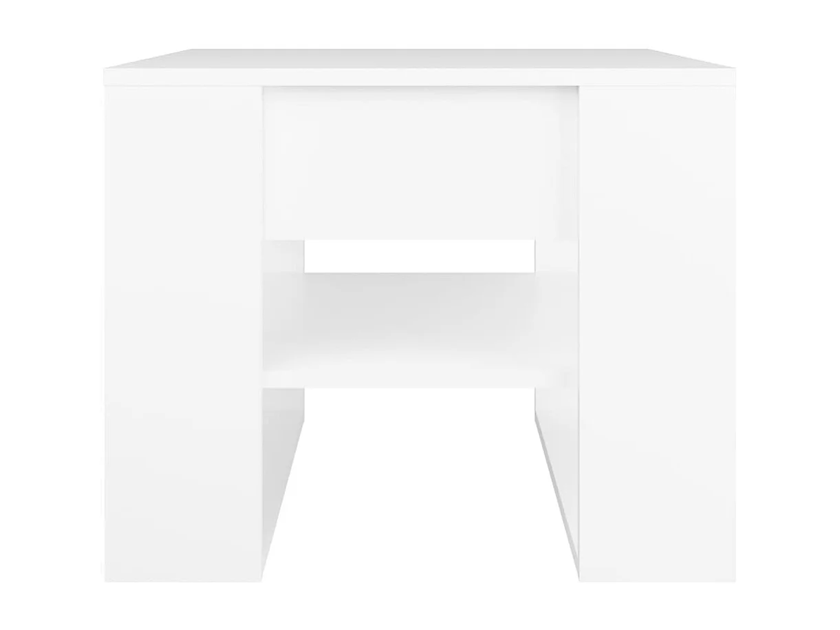 Mesa de centro | Mesa auxiliar de madera maciza de pino negro 80x80x45 cm SHL2708