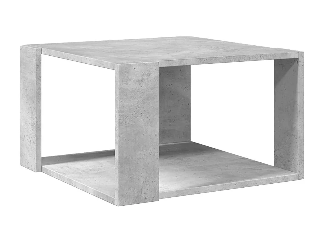 Couchtisch-Wohnzimmertisch-Beistelltische Betongrau 51,5x51,5x30 cm Holzwerkstoff SHL67238