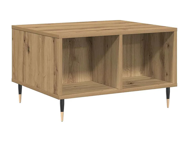 Mesa de centro-Mesa auxiliar vidrio templado negro 100x50x35 cm SHL3594