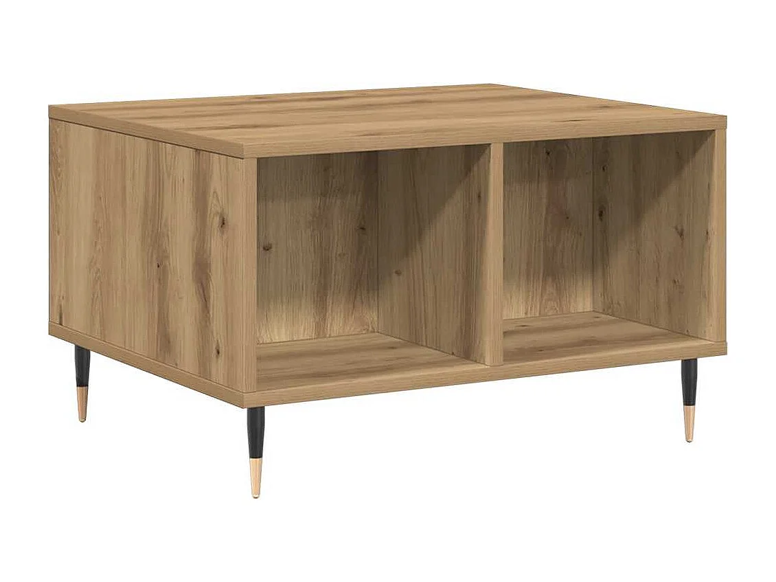 Mesa de centro-Mesa auxiliar vidrio templado negro 100x50x35 cm SHL3594