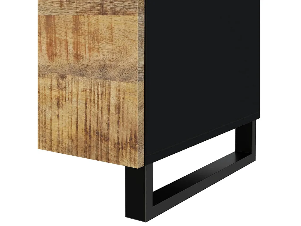 Mesa de centro | Mesa auxiliar con Infinity LED marrón roble 70x50x41 cm SHL4020