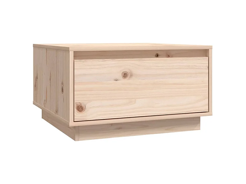 Mesa de centro | Mesa auxiliar madera contrachapada blanco brillo 80x80x36,5 cm SHL2359