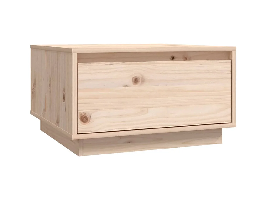 Table basse salon-Table d'appoint 55x56x32 cm Bois massif de pin SHL11396