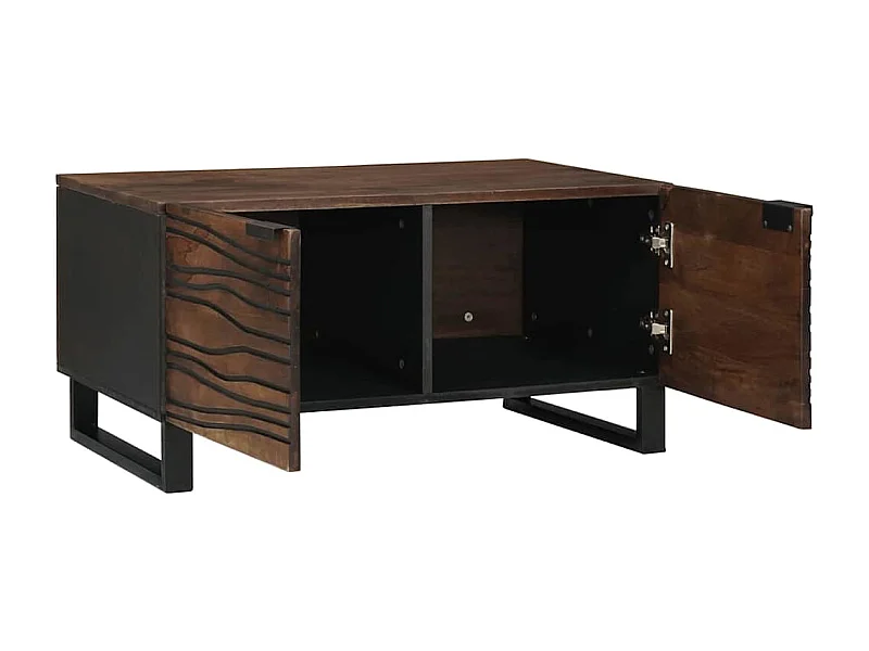 Mesas de centro apilables | Mesitas auxiliares 3 pzas madera ingeniería roble marrón SHL754863